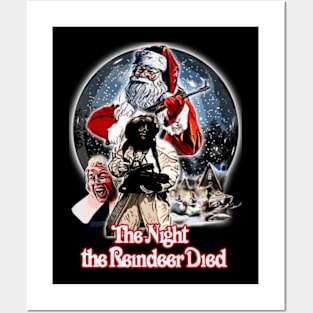 Santa's Dark Secret: The Night the Reindeer Died T-Shirt - Twisted Yuletide Edition Posters and Art